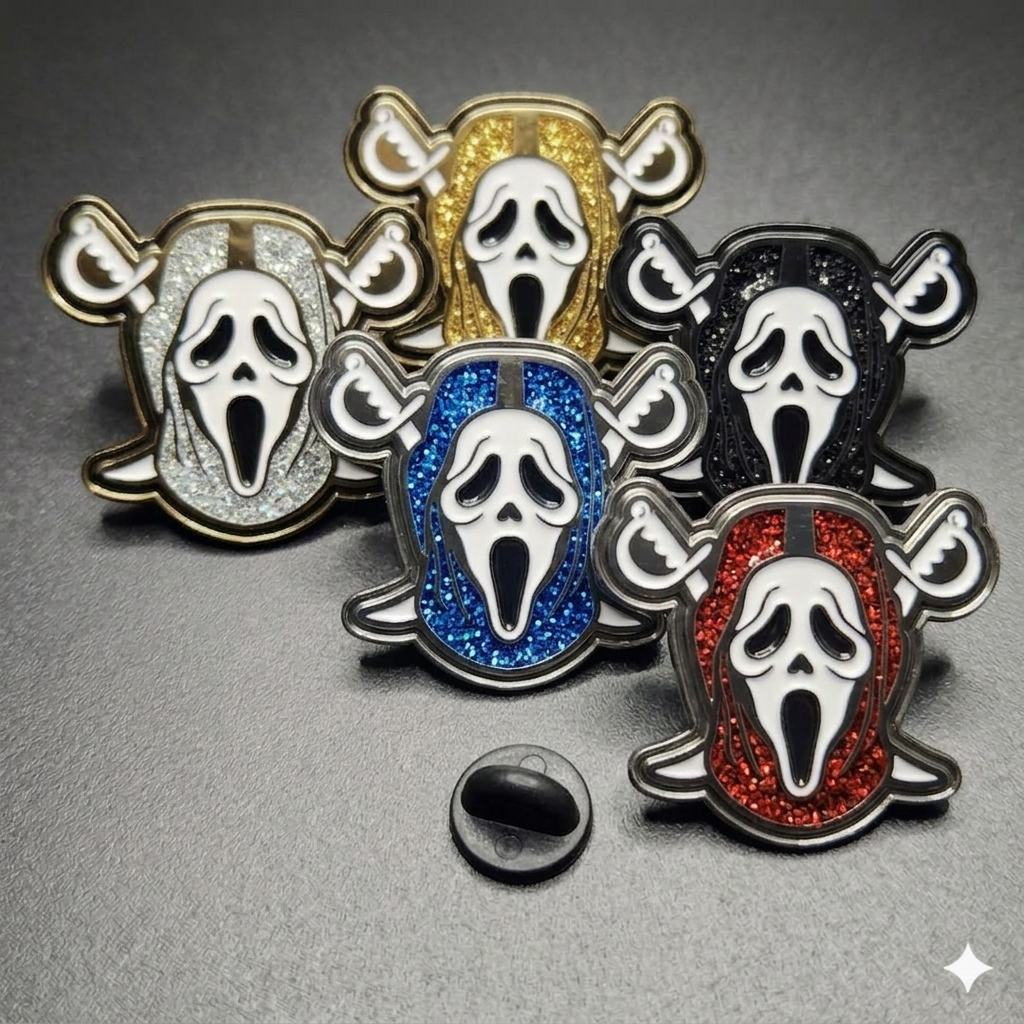 Ghostface Raider Enamel Pin 👻☠️ "5PACK"Pre-Order"