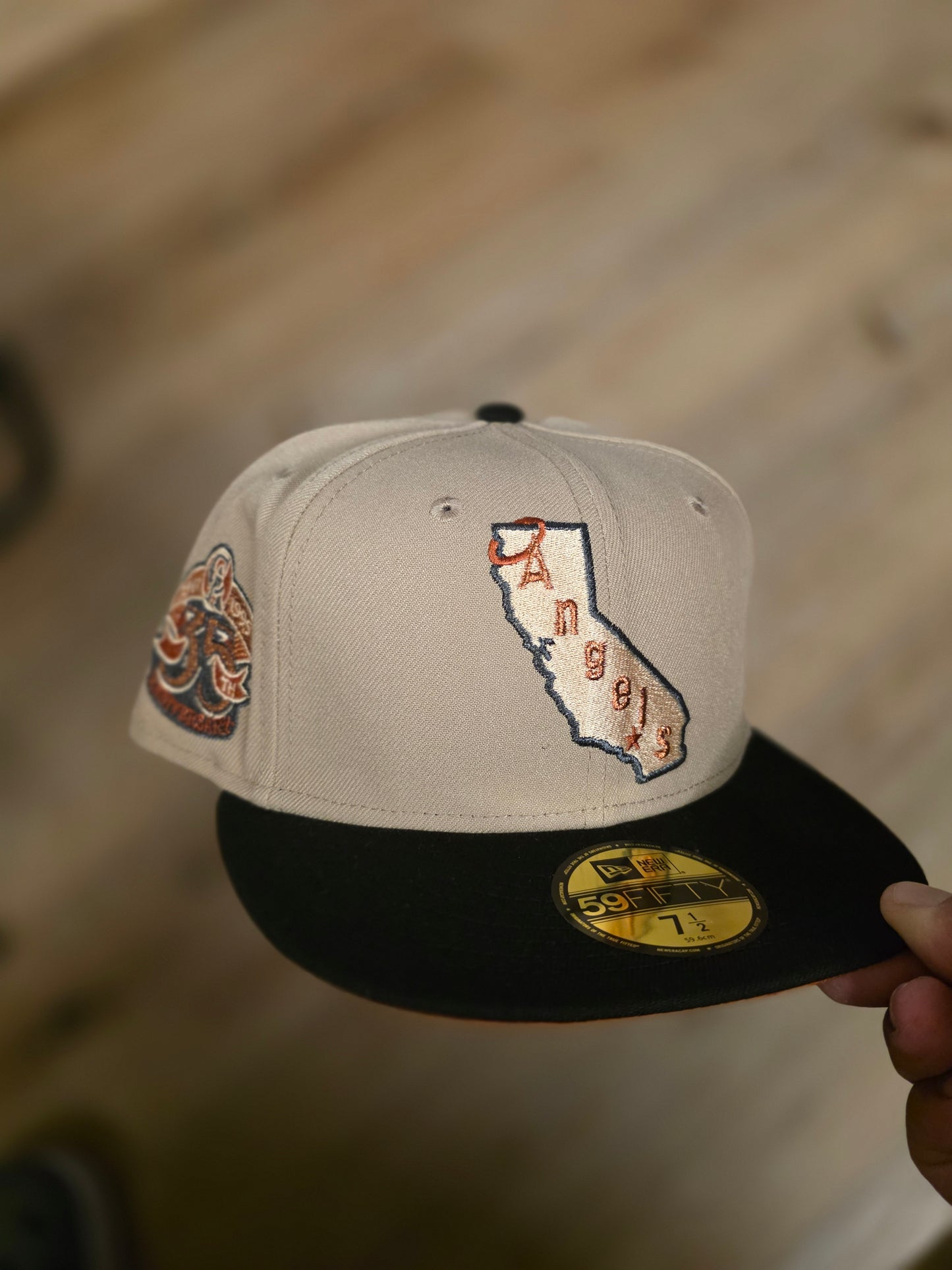 Anaheim Angels Rustbelt 7 1/2
