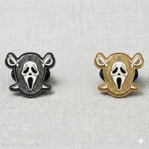Ghostface Raider Enamel Pin 👻☠️ "3PACK" Plus 1 Mystery Color "Pre-Order"