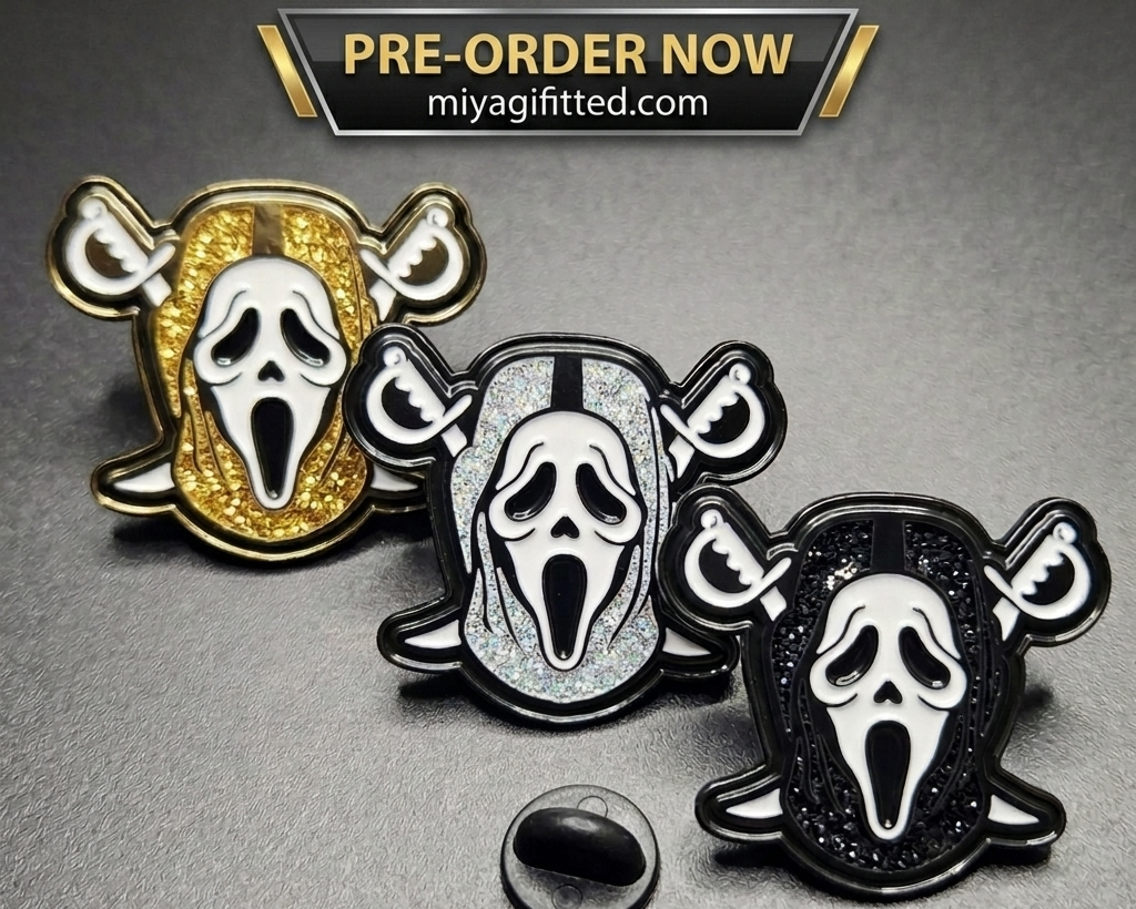 Ghostface Raider Enamel Pin 👻☠️ "3PACK" Plus 1 Mystery Color "Pre-Order"