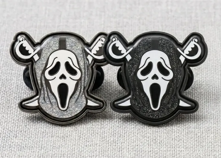 Ghostface Raider Enamel Pin 👻☠️ "3PACK" Plus 1 Mystery Color "Pre-Order"